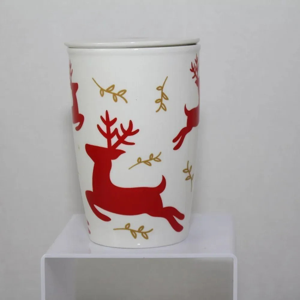 Porcelain  Reindeer Mug